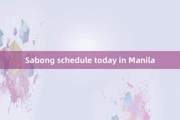 Sabong schedule today in Manila