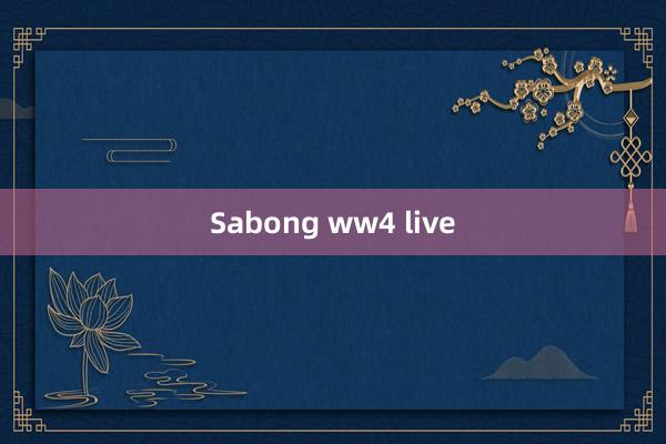 Sabong ww4 live