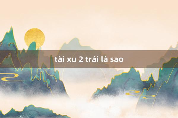 tài xu 2 trái là sao